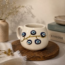 Atölye Sonart By Sonart | Amulet Sprig | El Yapımı Kulplu Seramik Kahve Kupası
