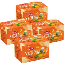 Çaykur Mod Yemek Sonrası Bardak Poşet Çay 2X20 40GR. Dörtlü Paket