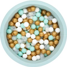 WellGro Bubble Pops Mint Top Havuzu-Beyaz/Şeffaf/Mint/Gold Toplu