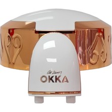 1001 Okka OK001 Türk Kahve Makinesi Için Bakır Beyaz Komple Kapak