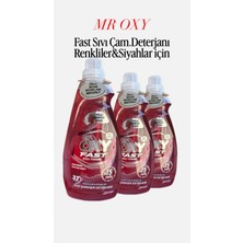 Mr.Oxy Mr Oxy Fast Sıvı Çam.deterjanı Renkliler&siyahlar Için 3 Adet