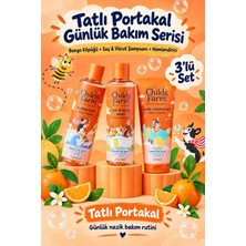 Childs Farm Tatlı Portakal Özlü Avantajlı 3’lü Günlük Bakım Seti – Saç ve Vücut Şampuanı + Nemlendirici + Banyo Köpüğü
