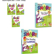 Smart English 2027 2. Sınıf Çalışma Seti + Test Book + Okuma Kitabı Seti 5 Kitap Maarif Model