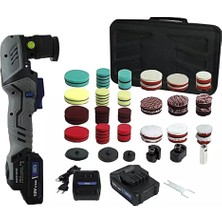 Sgcb 12V Mini Nano Polisaj Makinesi Seti Fırçasız Motor ile Ergonomik Tasarım ve 65 Parça Aksesuar