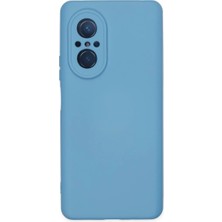 Renas Store Huawei Nova 9 Se Kılıf Nano Içi Kadife Silikon - Mavi