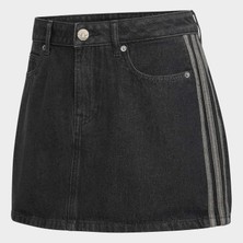 Adidas Originals Mid Rise Siyah Jean Etek (KQ6485)