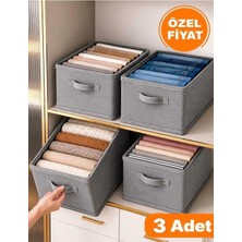 Esmana Living 3 Adet Dolap Düzenleyici Raf Düzenleyici Katlanabilir Çekmece Düzenleyici Dolap Organizer