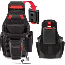 Cat Workpro WP281079 Smart Clip Bel Tipi Alet Çantası Hızlı Tak-Çıkar Kemer Klipsi + Çanta Bağlantı Adaptörü