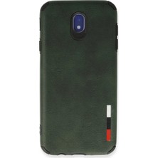 Renas Store Samsung Galaxy J7 Pro / J730 Kılıf Loop Deri Silikon - Yeşil
