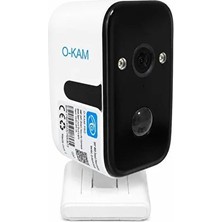 O-kam Okam 2027 Bataryalı Motorlu Güvenlik Kamerası | Uzun Pil Ömrü | 360° Kontrol Ptz | Wifi | Gece Görüşü