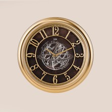 Regal Klik Babil Astro Işıklı Duvar Saati - Gold - 46 cm
