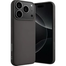 Renas Store Apple iPhone 17 Pro Max Nano Içi Kadife Silikon - Gri