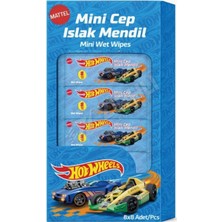 2 Adet Freshup Hotwheels Mini Islak Cep Mendili 8'li