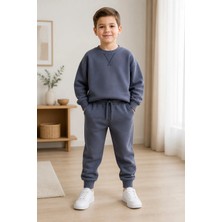 Erayalpkids Erkek Çocuk Gri Eşofman Takımı
