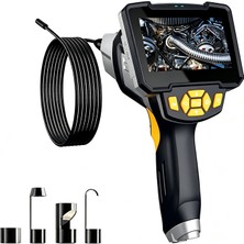 Tekoo Endoskop Kamera 8mm Tek Lens 10M Kablo 4.3 Inç LCD Ekran 1080P Full Hd Ipx7 Su Geçirmez El Tipi Yılan Kamera Boru Rögar Kanal Görüntüleme Cihazı