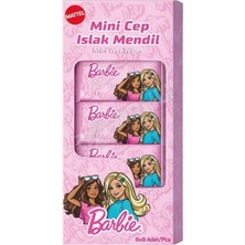 2 Adet Freshup Barbie Mini Islak Cep Mendili 8'li