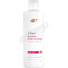 4 Adet Dove Şampuan Keratin Uzun Saç Terapisi 375 ml