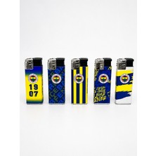 Fanix Lisanslı Taraftar Çakmak Seti 5'li Doldurulabilir Gazlı Rüzgar Çakmak