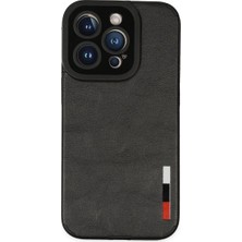Renas Store Newface Apple iPhone 14 Pro Kılıf Loop Deri Silikon - Siyah