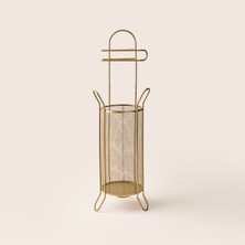 Ang Design Design Metal Sepetli Tuvalet Kağıtlığı - Antik