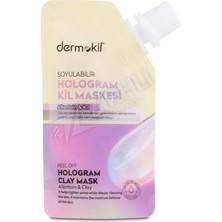 3 Adet Dermokil Soyulabilir Hologram Kil Maskesi Doypack 50 ml