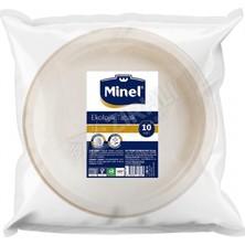 3 Adet Minel Ekolojik Tabak 21 cm