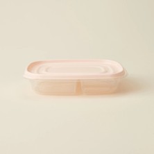 Cozzoni 3 Bölmeli Oval Saklama Kabı - Pudra