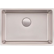Ivento Ivnt 5444A-01 50 cm Paslanmaz Çelik Mutfak Evyesi Tezgah Altı / Tezgah Üstü 500X440X210MM