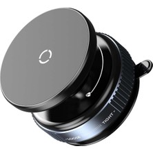 Apera K009 Araç Içi Telefon Tutucu Mag-Safe Alüminyum Kasa Mekanik Vakum 7kg Yük Taşır