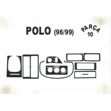 Demircioğlu Oto Aksesuar Marketi Wv Polo 1994-1999 9 Parça Torpido Kaplama ( Renk - Kuş Gözü Maun )