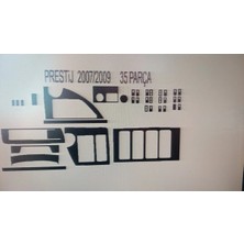 Demircioğlu Oto Aksesuar Marketi Mıtsubıshı Prestıge 2006-2010 35 Parça Torpido Kaplama ( Renk - Karbon )