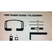 Demircioğlu Oto Aksesuar Marketi Ford Transit 1995-1999 7 Parça Torpido Kaplama ( Renk - Karbon )