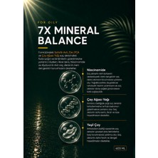 Louvess 7x Mineralli Şampuan (Yağlı Saçlar) - Biotin, Keratin, Kafein, Kolajen, Yeşil Çay, Çay Ağacı Yağı, Niacinamide - 400 ml