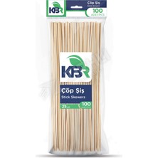 2 Adet Kbr Çöp Şiş  25 cm 100'LÜ