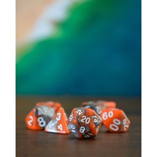 Mages Market Cinder Akrilik Zar Seti | Dnd, Frp, Rpg Zar Seti