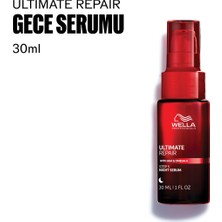 Wella Professionals Ultimate Repair Tüm Saç Tipleri Için Onarım ve Koruma Gece Saç Serumu 30 ml