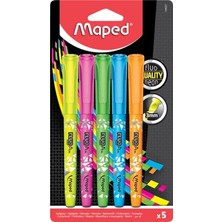 Maped Fluo Neon Fosforlu Kalem Seti 5 Renk 734027
