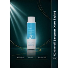 Louvess Kuru Saçlar Için 7x Mineralli Şampuan (Biotin, Keratin, Kafein, Aloe Vera, Yeşil Çay, Niacinamide, Hyaluronic Acid - 400 Ml)
