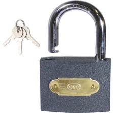 Renas Store BADEM10 Asma Kilit Döküm 38 mm 3 Anahtarlı Gri
