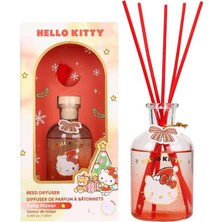 Renas Store Sanrio Lisanslı Hello Kitty Yılbaşı Koleksiyonu Oda Kokusu – Cam Şişe ve Fiber Çubuklu Ev Parfümü