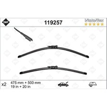 Renas Store Valeo Swf Das Original Set Silecek Seti Mini Countryman (2010-2016) (475+500 Mm) 119257