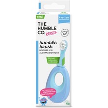 Renas Store The Humble Co. - Humble Brush Baby Bebekler Için Alıştırma Diş Fırçası - Mavi (Tavsiye Yaş 6+ Ay - 2 Yaş)