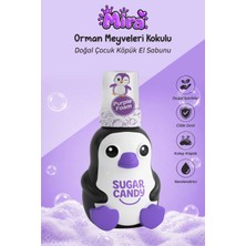 Sugar Candy Orman Meyveleri Kokulu Doğal Vegan Çocuk Köpük El Sabunu Mıra 350 ml Paraben Içermeyen Mor Köpük