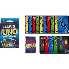 Renas Store Blöf Yaparak Diğer Oyuncuları Kandırabileceğiniz Yetişkinlere, Çocuklara, Ailelere, Partilere, Oyun Gecelerine ve Eğlenceli Seyahatlere Yönelik Mattel Games Uno Liars Kart Oyunu, JLH43