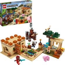 LEGO Minecraft# 21160 Illager Saldırısı 562 Parça Hediyelik Set Eğlenceli Oyun Deneyimi