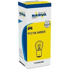 Renas Store Narva Ampul 12V 21W 93 Yakın Tırnak Sarı PY21W 10 Adet