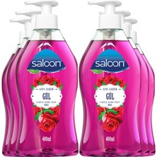 Renas Store Saloon Sıvı Sabun 400 ml Gül x 6'lı Paket