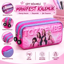 PeriMila Manifest Figürlü Çift Bölmeli Kalem Kutusu Okul Kalemliği