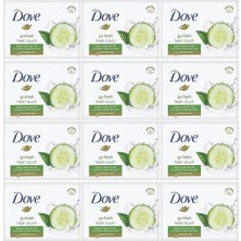 Renas Store Dove Fresh Touch Sabunluk, Salatalık ve Yeşil Çay Kokusu, 12 Adet x 90 G