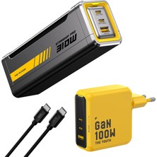 Aohi Starship 20.000 Mah 310W Powerbank, Youth 3 Portlu 100W Şarj Adaptörü